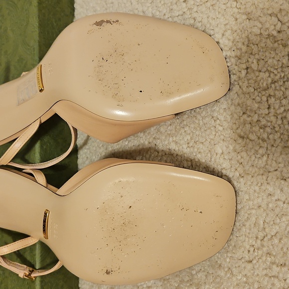 🛑GUCCI Blondie Leather Sandal - Picture 5 of 7